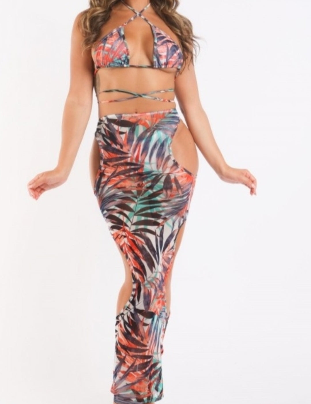Orange/Blue Swim Set
