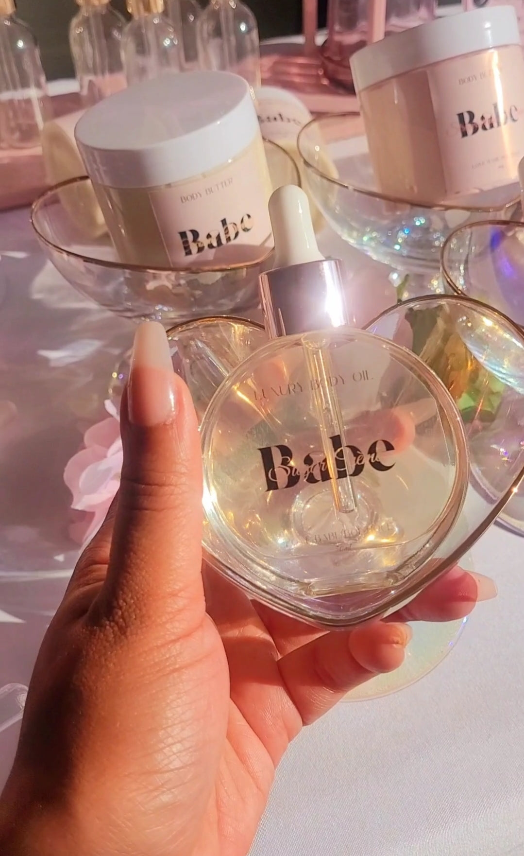 Luxury Body Oil Bar Experience