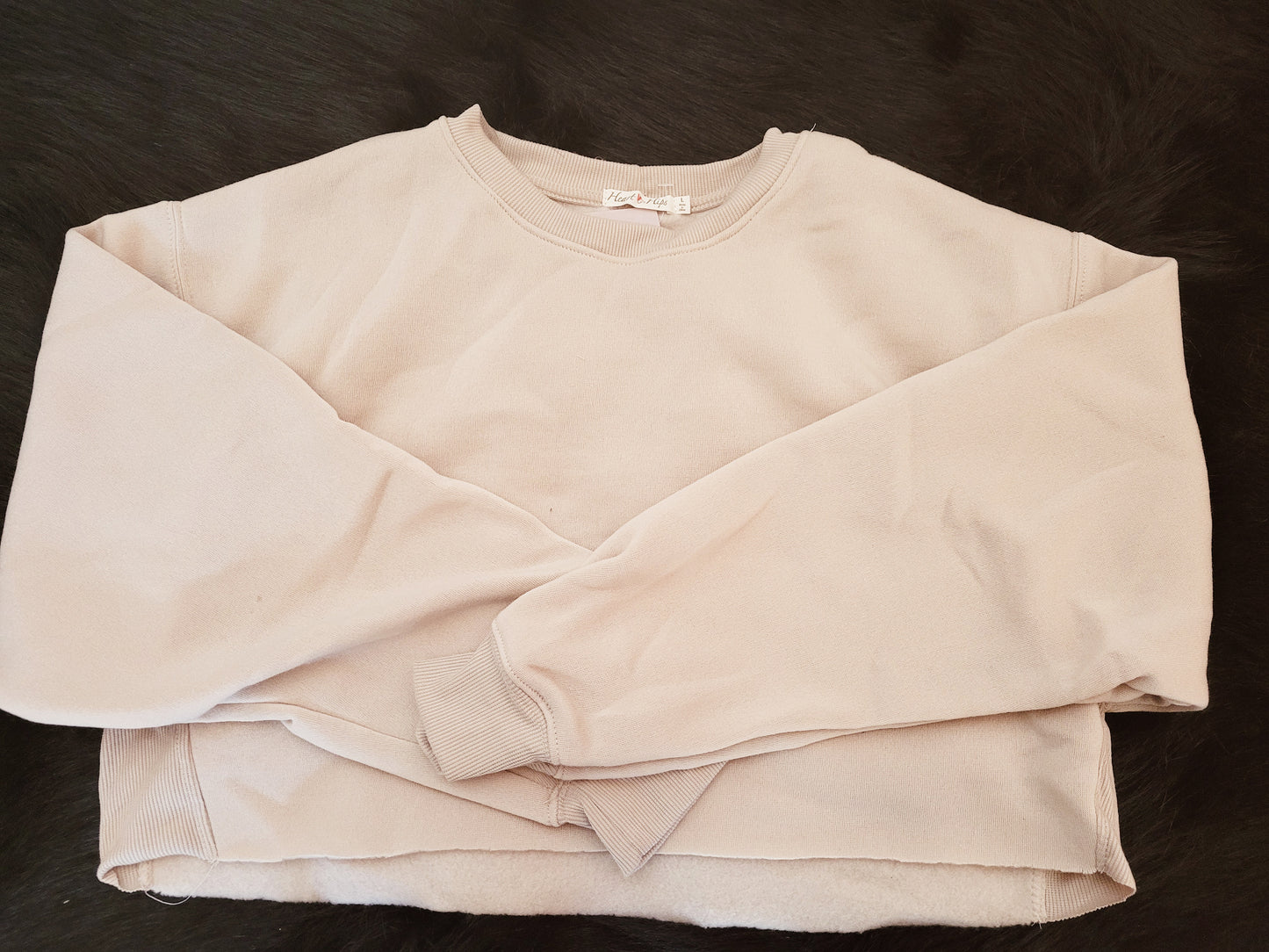 Bare With Me Cropped Sweatshirt